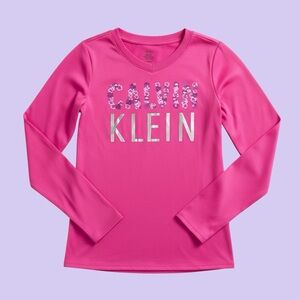 Calvin Klein Pink Long Sleeve Tee